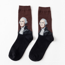 2019 Summer  New Art and Famous Oil Painting Series Male Socks Personality Funny Socks